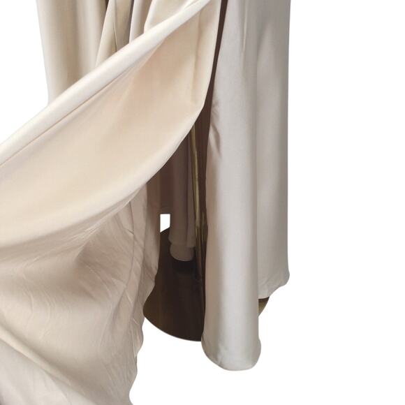 AW BRIDAL 12 L champagne Salome convertible wedding gala maxi dress NEW b106 - Picture 7 of 11